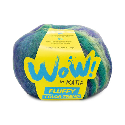 Katia WOW! Fluffy Color Trend 301 – Pluizig breigaren voor warme truien en sjaals