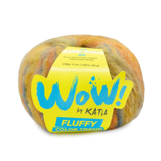 Katia WOW! Fluffy Color Trend 305 – Pluizig breigaren voor warme trui