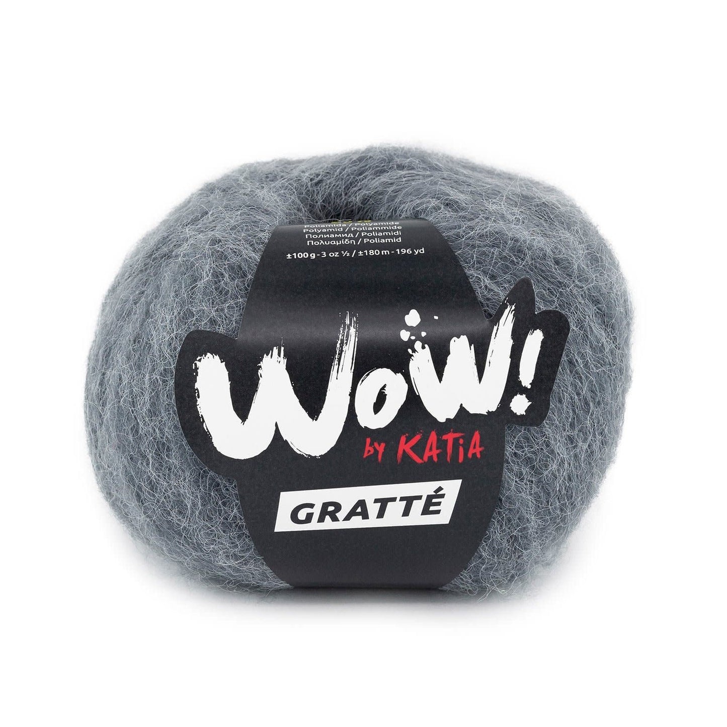 Katia WOW! Gratté breigaren in donker grijs - comfortabel en modern breigaren