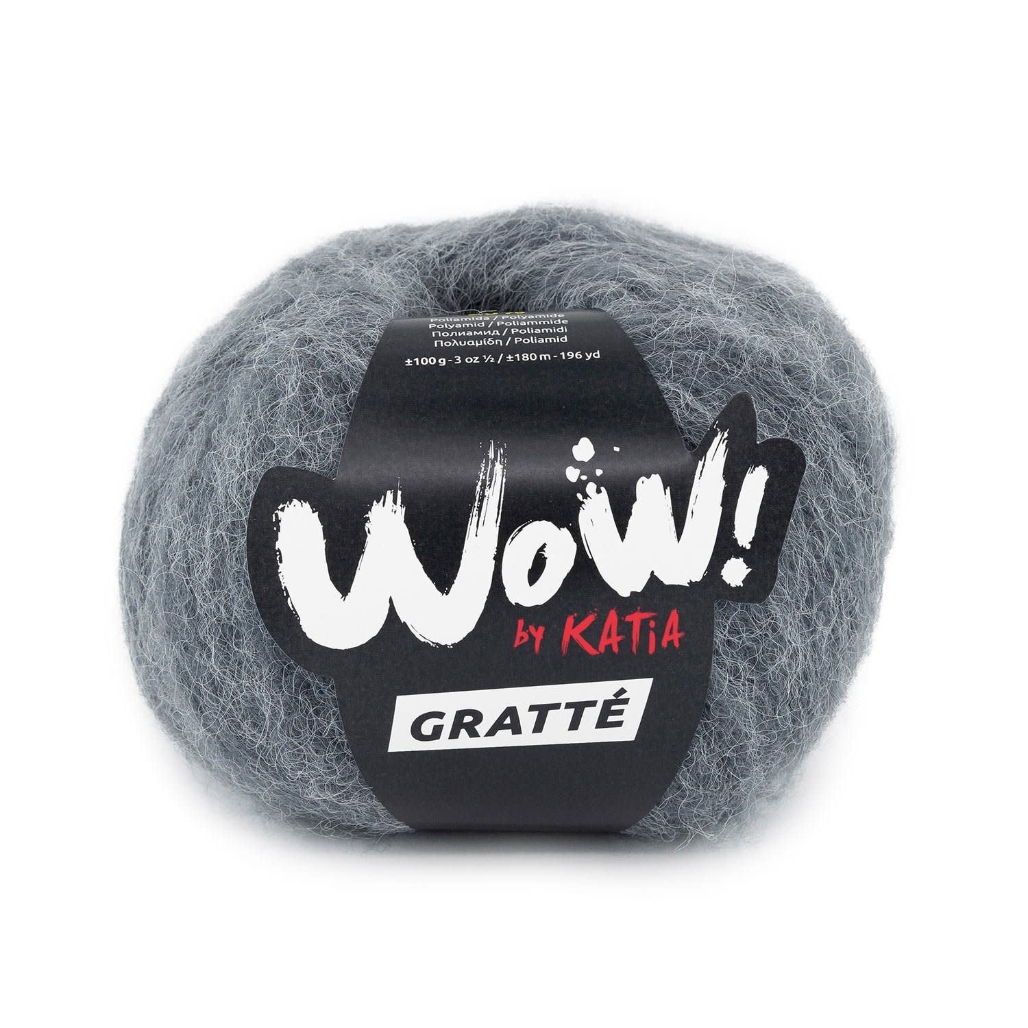 Katia WOW! Gratté breigaren in donker grijs - comfortabel en modern breigaren
