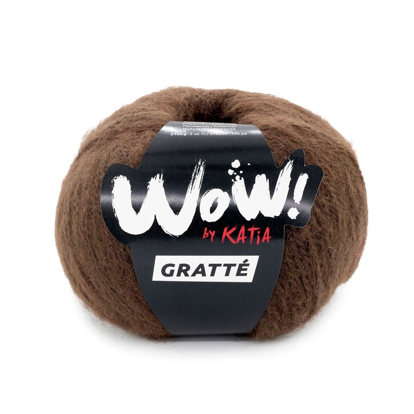 Katia WOW! Gratté breigaren in bruin - zachte textuur voor trendy ontwerpen