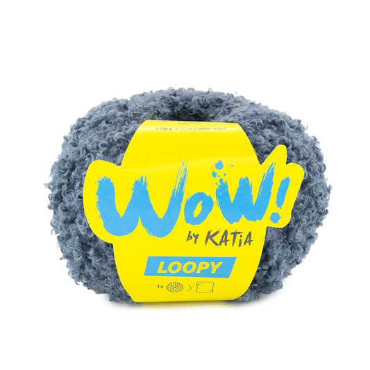 Katia WOW Loopy breigaren jeans - casual garen voor trui's