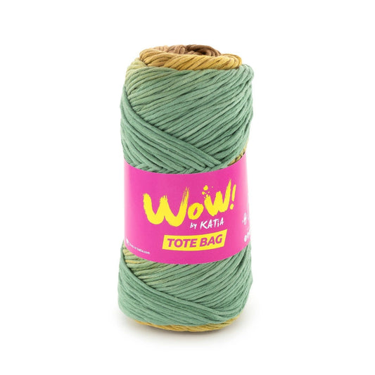 Katia WOW! Tote Bag haakgaren kleur 302 – kleurrijk katoen voor tassen