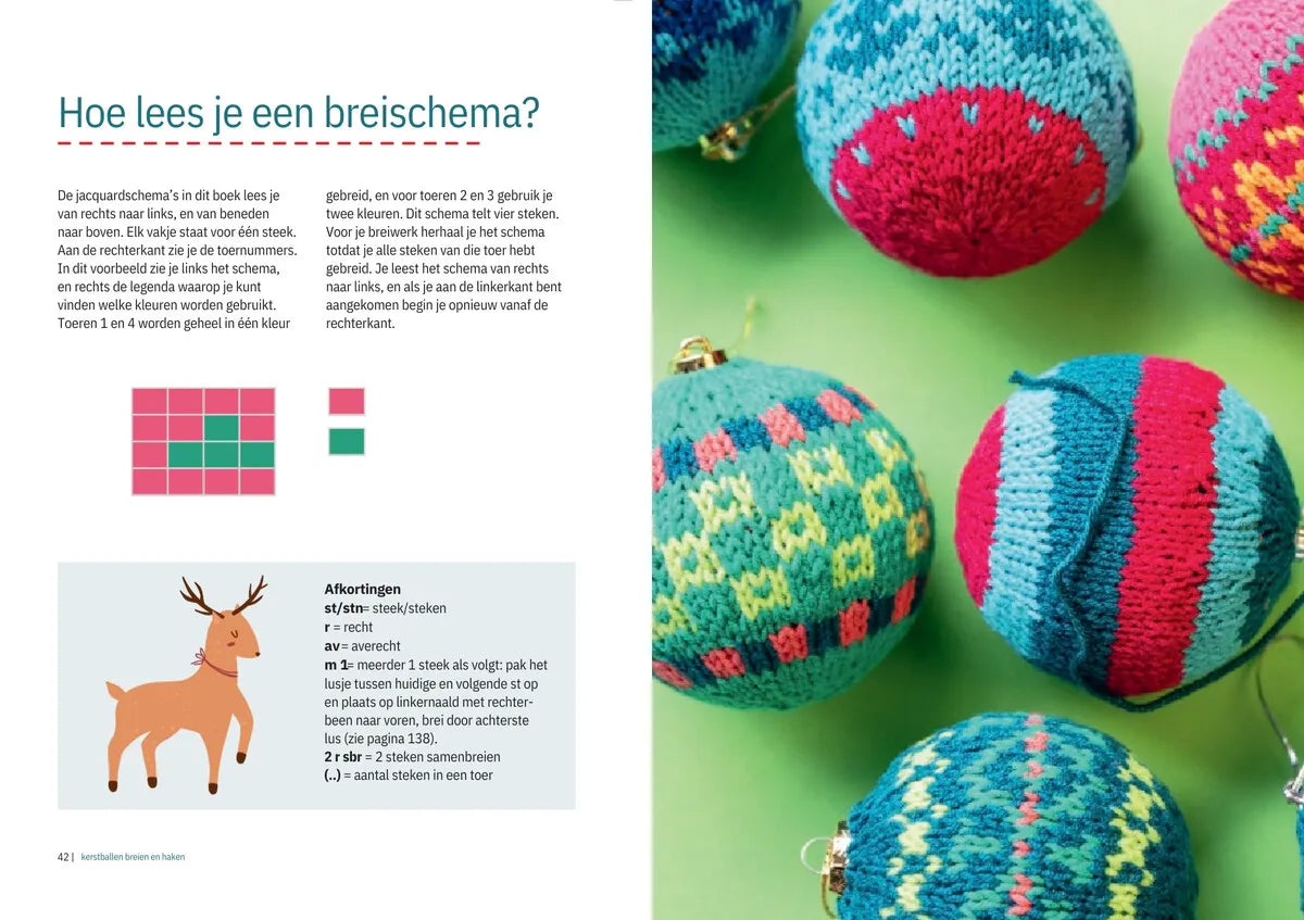 Kerstballen breien en haken