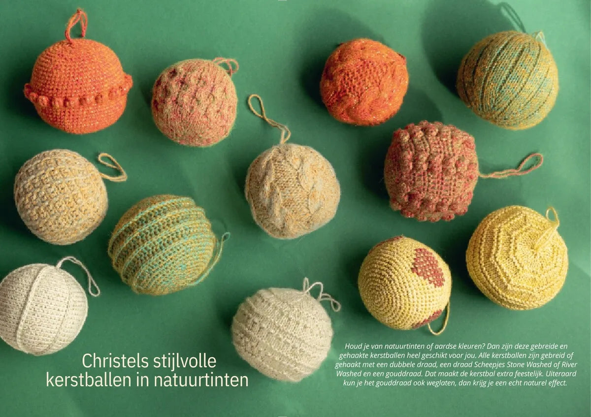 Kerstballen breien en haken