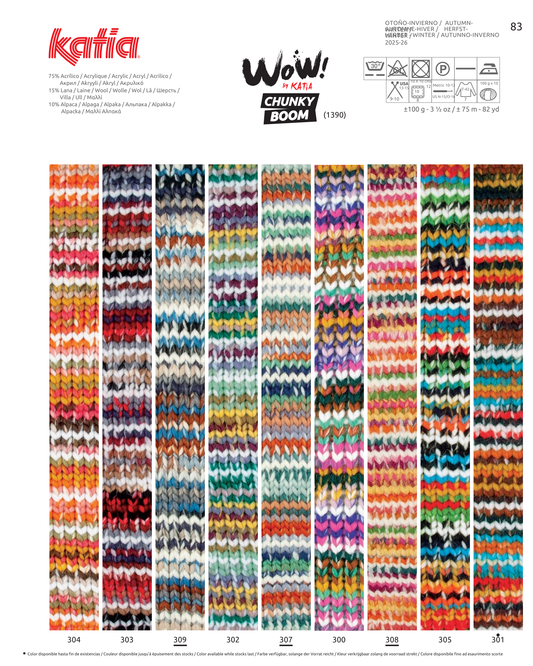 Chunky Boom muts en sjaal breipakket