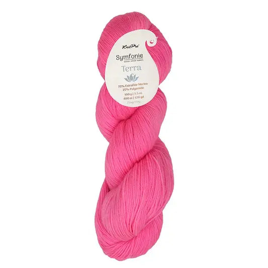 KNITPRO Symfonie Terra in Pow Pink – kleurrijk brei- en haakgaren
