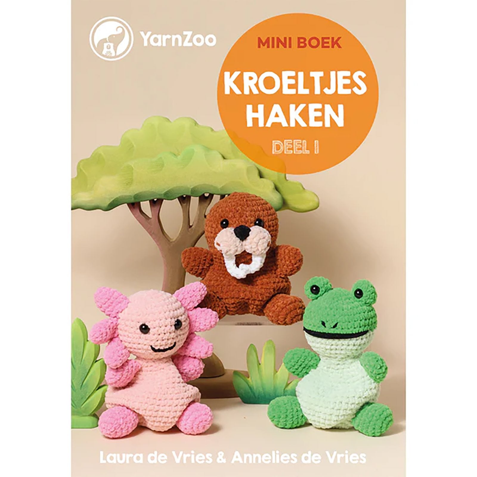Kroeltjes Haken deel 1 boek - 8 haakpatronen voor knuffels en meer