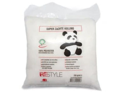Lichtgewicht Kussenvulling 250gr in polyester - milieuvriendelijke vulling voor knuffels en kussens