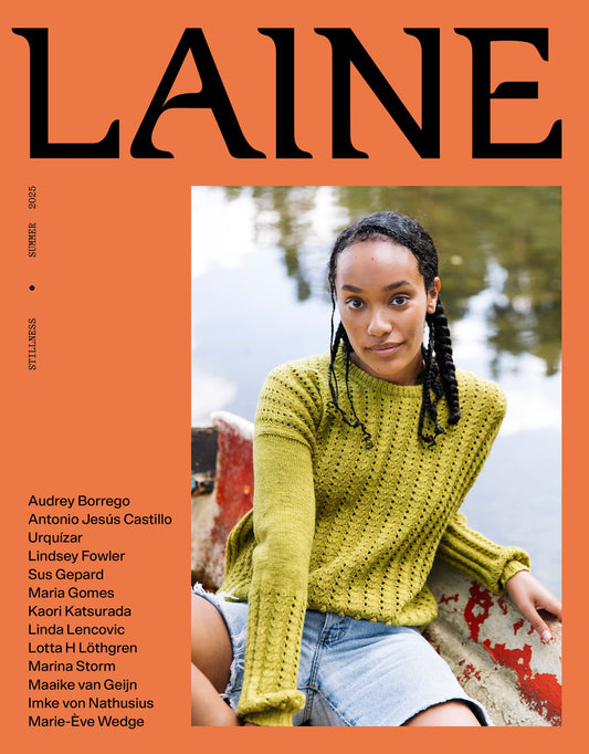 Laine Magazine Issue 25 – Stillness: Zomerse breipatronen voor luchtige truien en accessoires