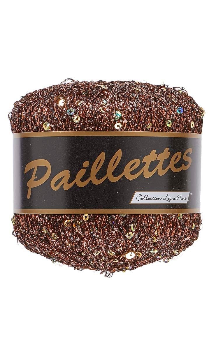 LAMMY Paillettes in koper – stralend breigaren met pailletten voor unieke projecten