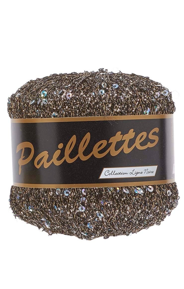 LAMMY Paillettes in brons – glimmend breigaren met pailletten voor unieke projecten