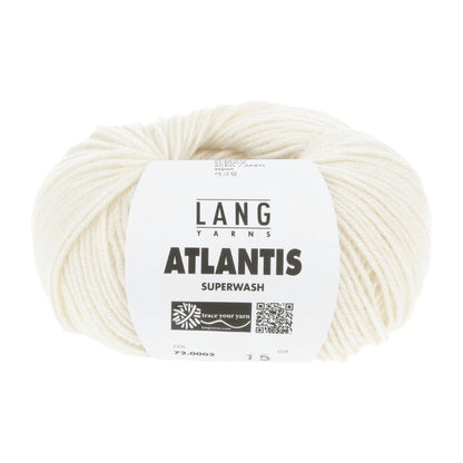 Lang Yarns Atlantis breigaren gebroken wit - duurzaam garen voor woonaccessoires