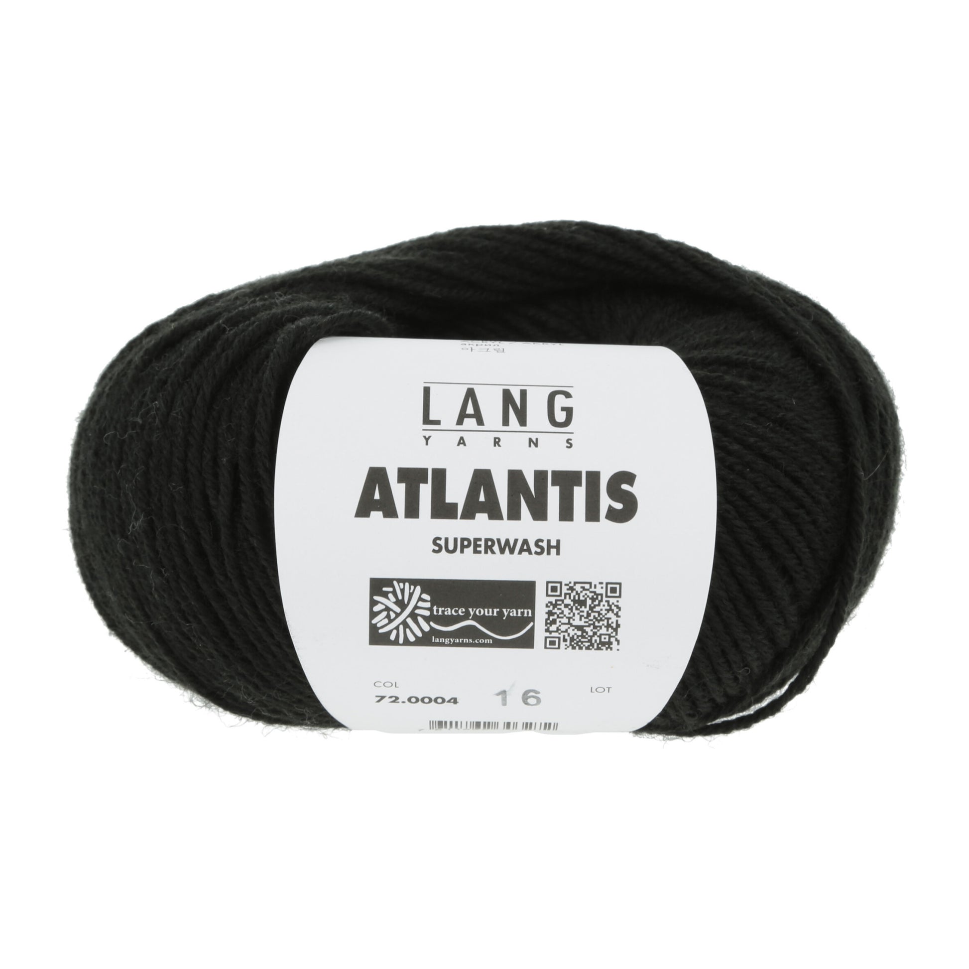 Lang Yarns Atlantis breigaren zwart - veelzijdig breigaren voor diverse projecten