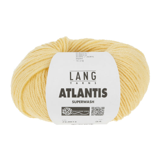 Lang Yarns Atlantis breigaren wit - sterk wol-acryl mengsel voor kinderkleding