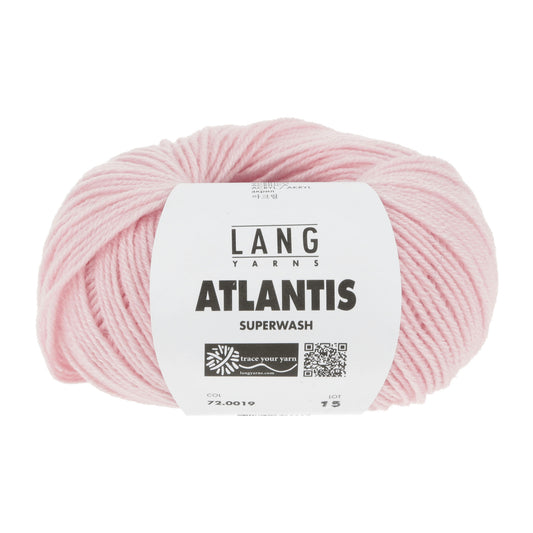 Lang Yarns Atlantis breigaren lichtroze - geschikt voor diverse breiprojecten