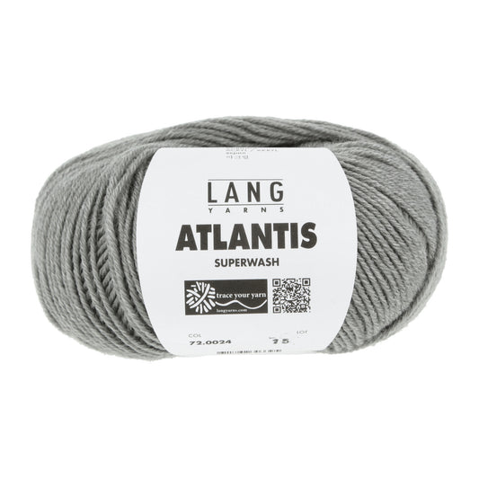 Lang Yarns Atlantis breigaren grijs - veelzijdig voor breien en haken