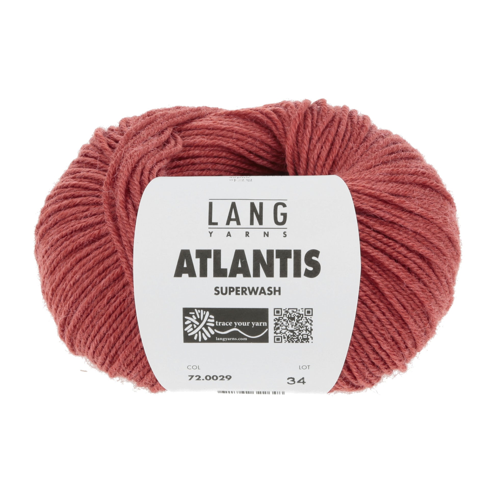 Lang Yarns Atlantis breigaren wit - sterk wol-acryl mengsel voor kinderkleding