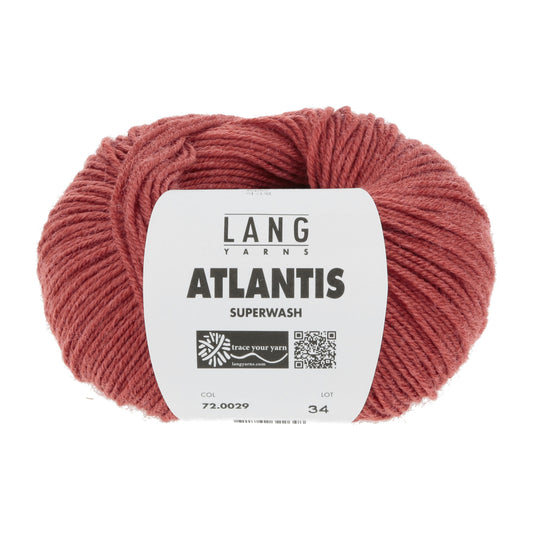Lang Yarns Atlantis breigaren wit - sterk wol-acryl mengsel voor kinderkleding