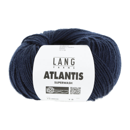 Lang Yarns Atlantis breigaren wit - sterk wol-acryl mengsel voor kinderkleding