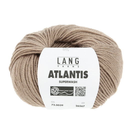 Lang Yarns Atlantis breigaren wit - sterk wol-acryl mengsel voor kinderkleding