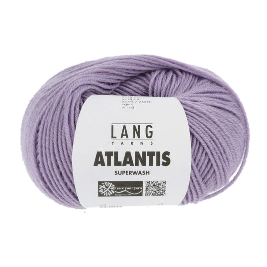 Lang Yarns Atlantis breigaren wit - sterk wol-acryl mengsel voor kinderkleding