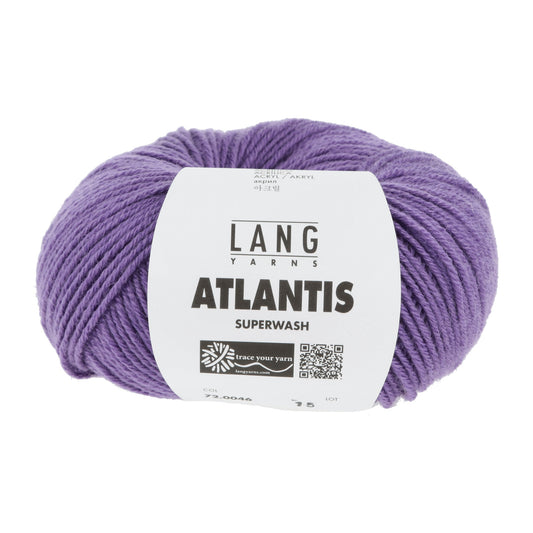 Lang Yarns Atlantis breigaren wit - sterk wol-acryl mengsel voor kinderkleding