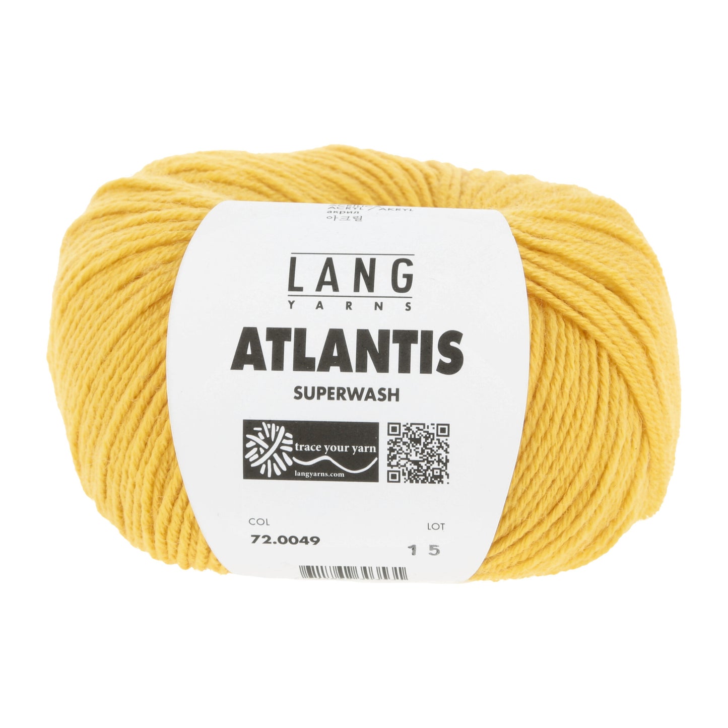 Lang Yarns Atlantis breigaren wit - sterk wol-acryl mengsel voor kinderkleding