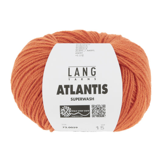 Lang Yarns Atlantis breigaren wit - sterk wol-acryl mengsel voor kinderkleding