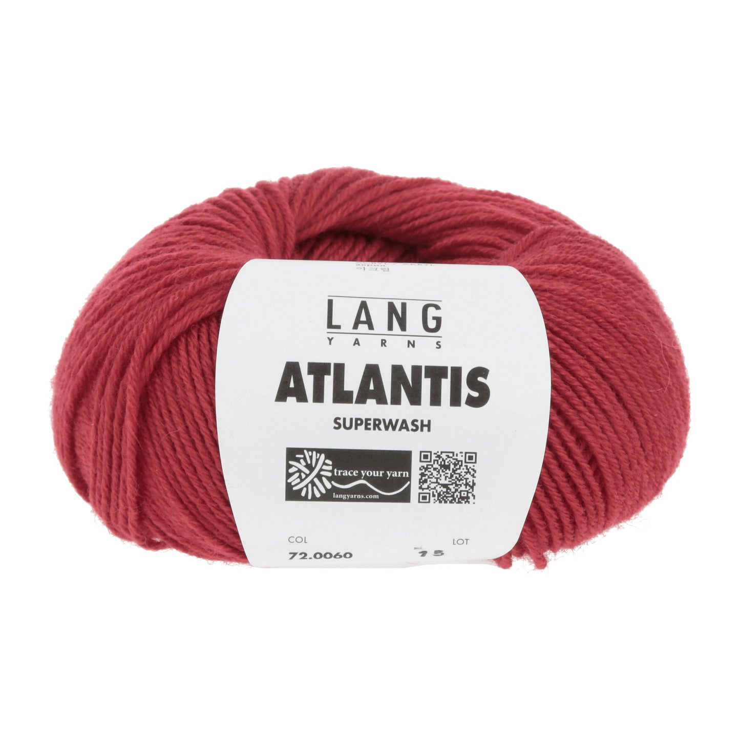 Lang Yarns Atlantis breigaren wit - sterk wol-acryl mengsel voor kinderkleding