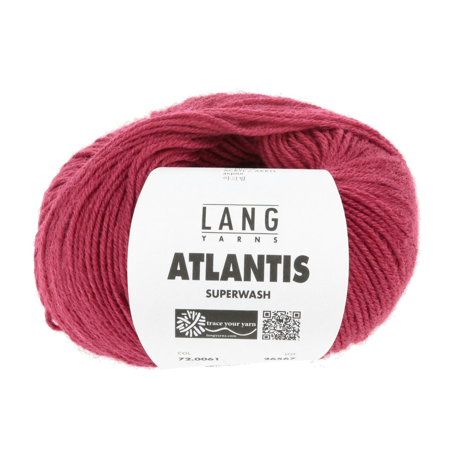 Lang Yarns Atlantis breigaren wit - sterk wol-acryl mengsel voor kinderkleding