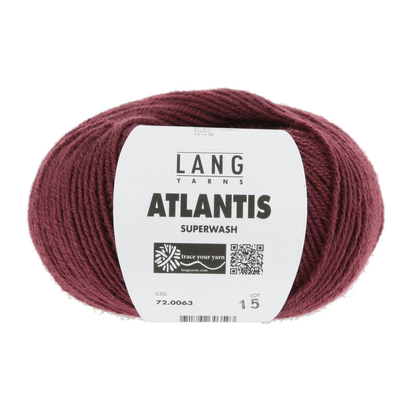 Lang Yarns Atlantis breigaren wit - sterk wol-acryl mengsel voor kinderkleding