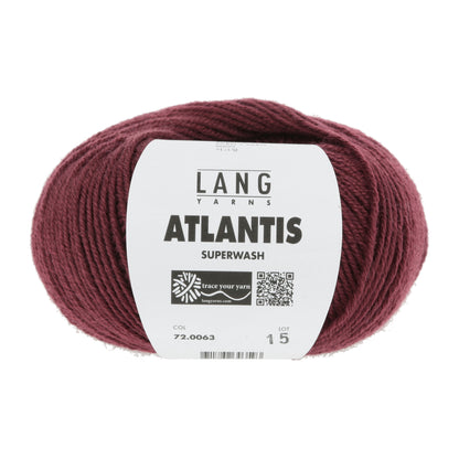 Lang Yarns Atlantis breigaren wit - sterk wol-acryl mengsel voor kinderkleding