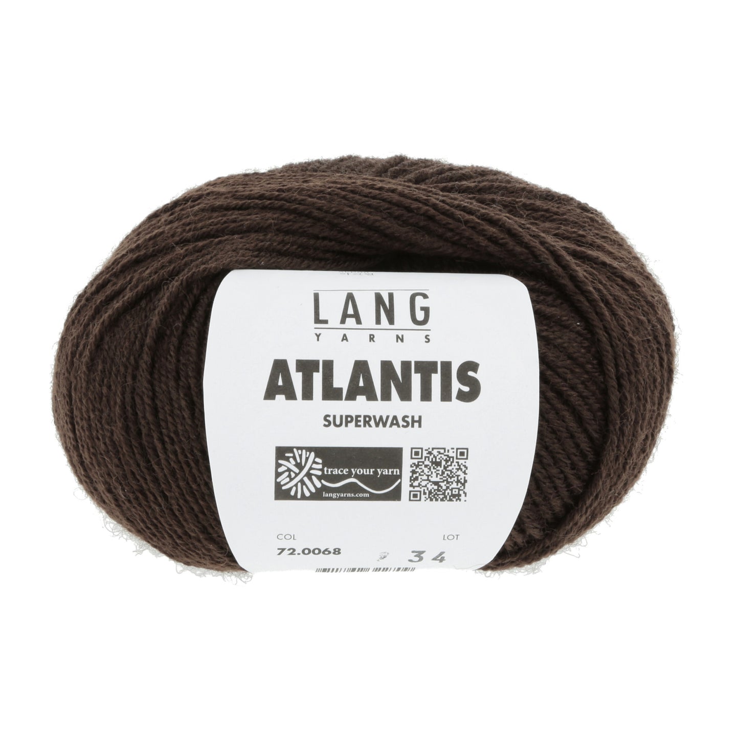Lang Yarns Atlantis breigaren wit - sterk wol-acryl mengsel voor kinderkleding