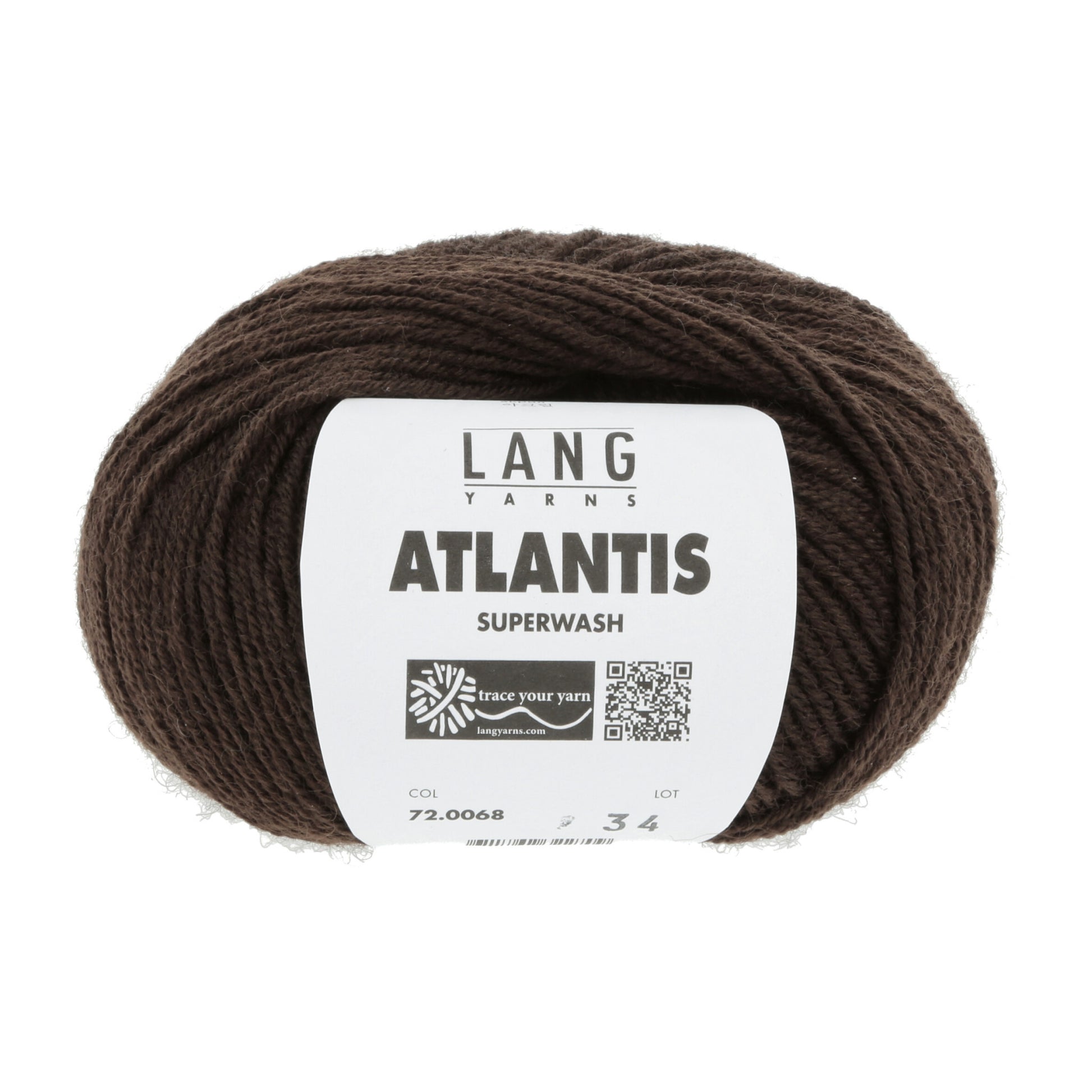 Lang Yarns Atlantis breigaren wit - sterk wol-acryl mengsel voor kinderkleding