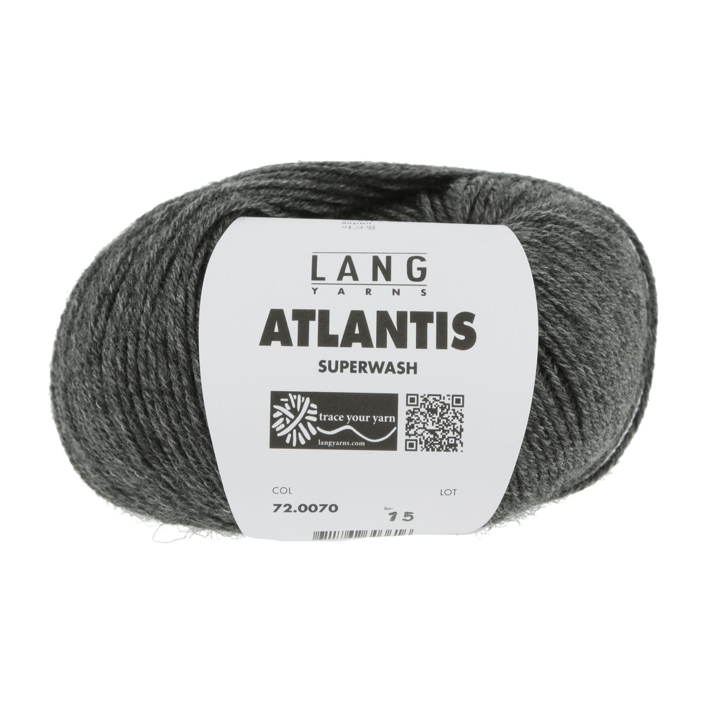 Lang Yarns Atlantis breigaren wit - sterk wol-acryl mengsel voor kinderkleding