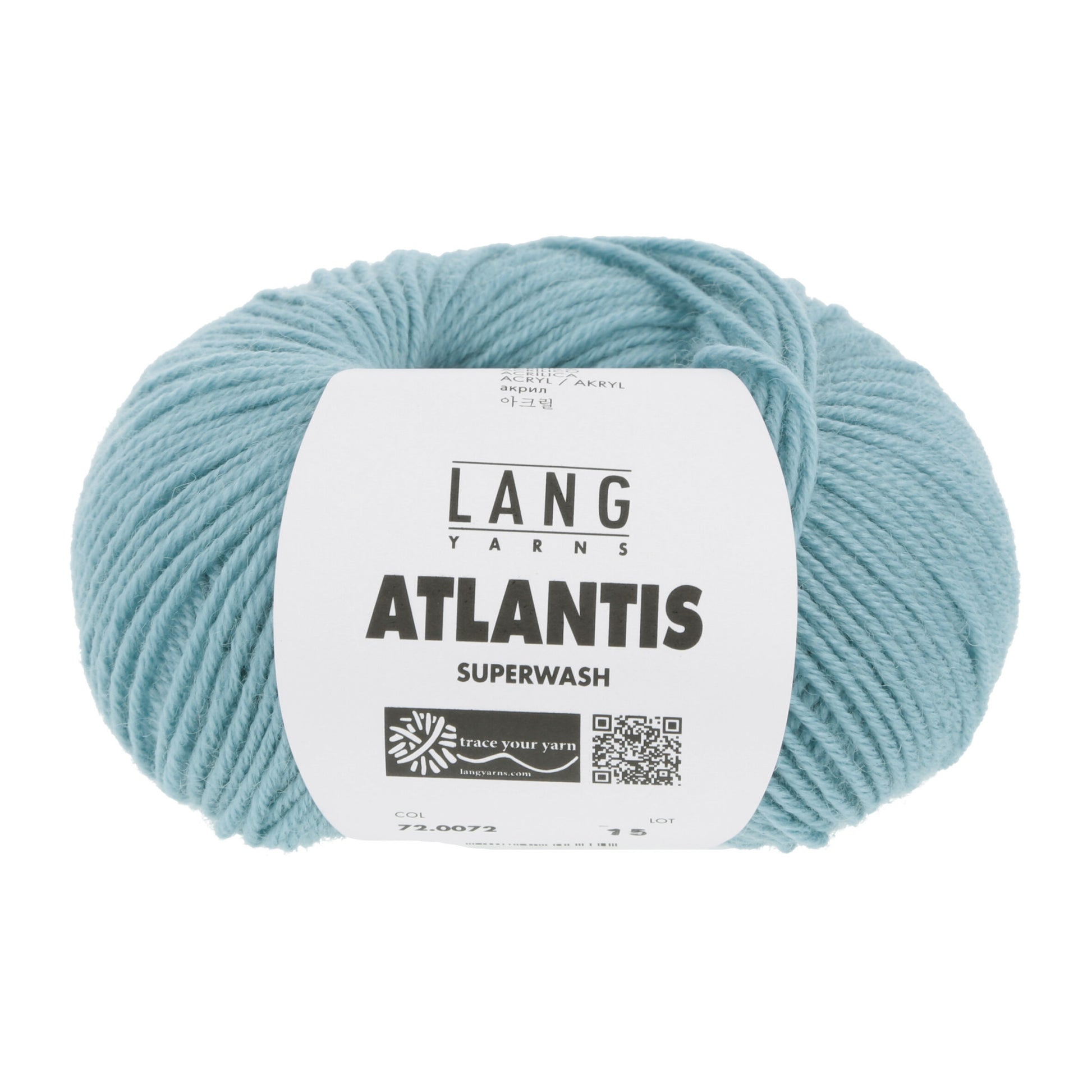 Lang Yarns Atlantis breigaren wit - sterk wol-acryl mengsel voor kinderkleding
