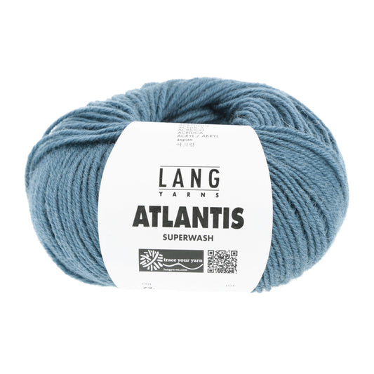 Lang Yarns Atlantis breigaren wit - sterk wol-acryl mengsel voor kinderkleding