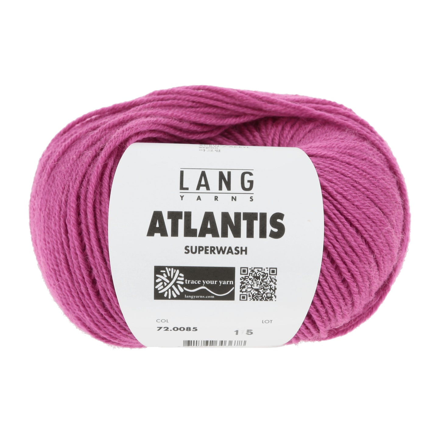 Lang Yarns Atlantis breigaren wit - sterk wol-acryl mengsel voor kinderkleding