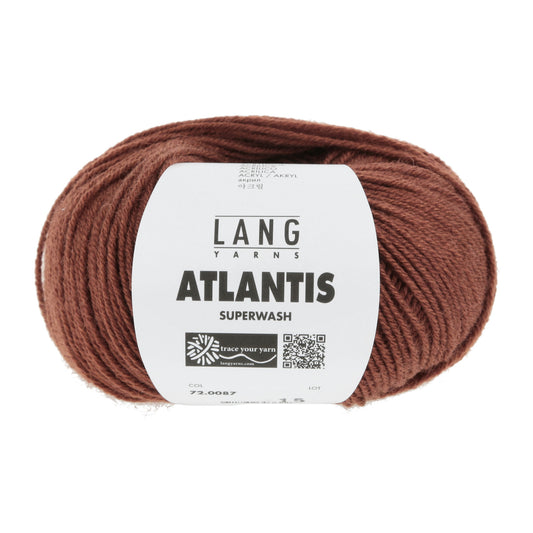 Lang Yarns Atlantis breigaren wit - sterk wol-acryl mengsel voor kinderkleding
