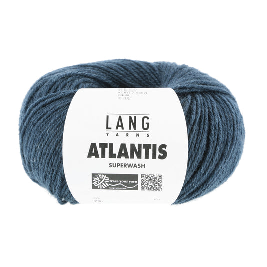 Lang Yarns Atlantis breigaren wit - sterk wol-acryl mengsel voor kinderkleding