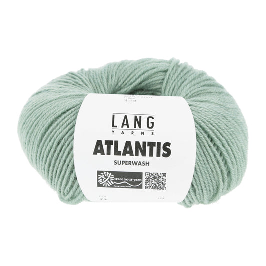 Lang Yarns Atlantis breigaren wit - sterk wol-acryl mengsel voor kinderkleding
