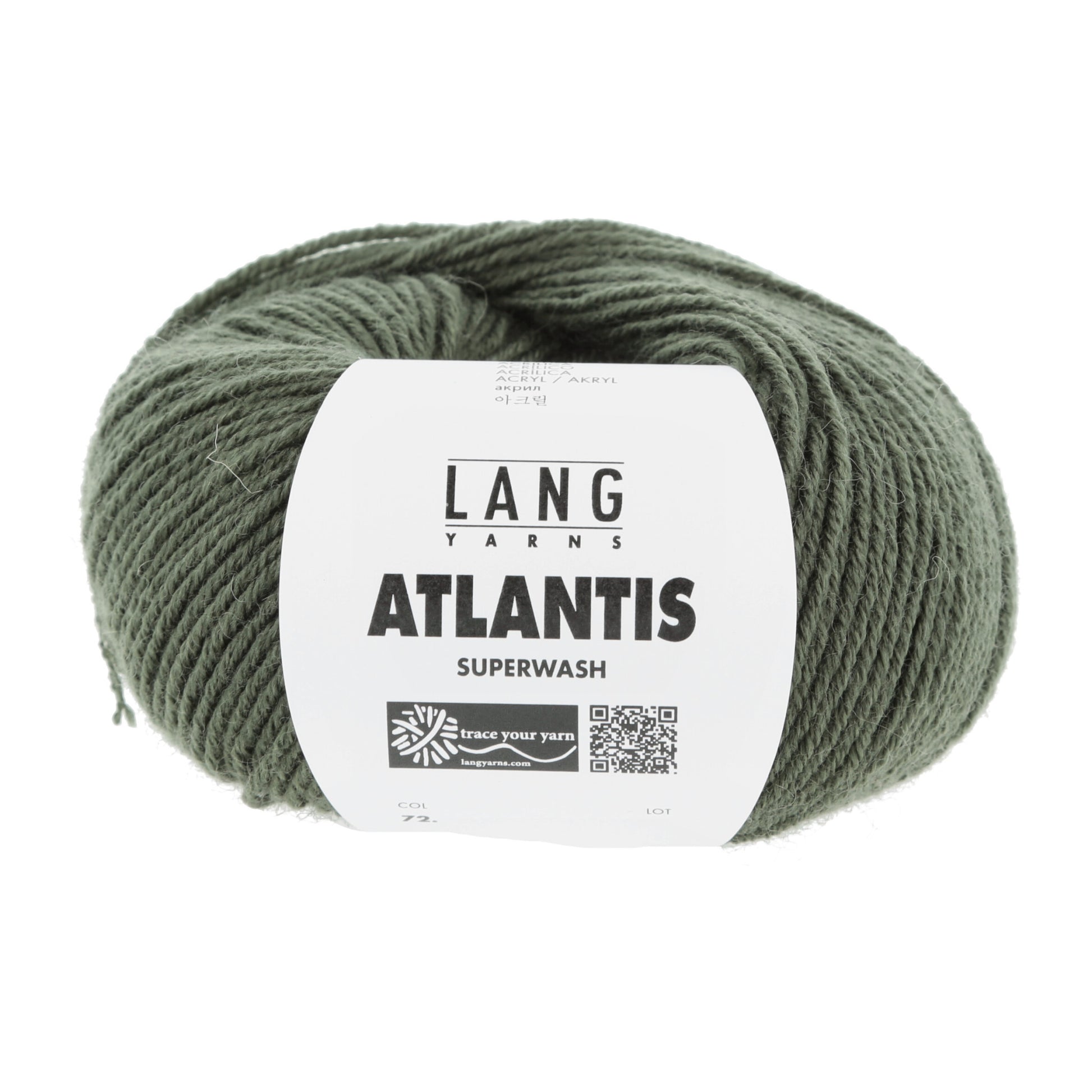Lang Yarns Atlantis breigaren wit - sterk wol-acryl mengsel voor kinderkleding