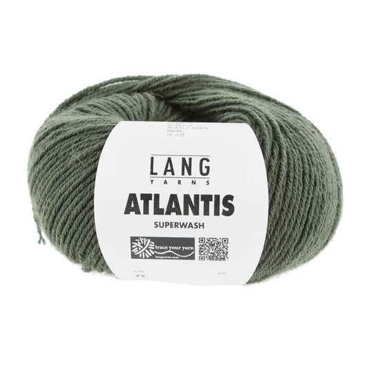 Lang Yarns Atlantis breigaren wit - sterk wol-acryl mengsel voor kinderkleding