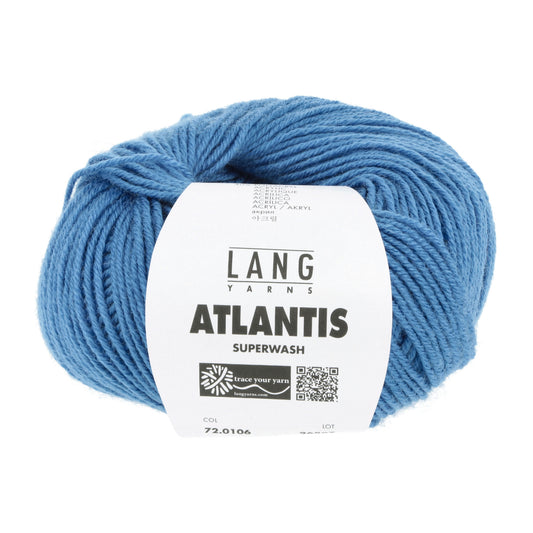 Lang Yarns Atlantis breigaren wit - sterk wol-acryl mengsel voor kinderkleding