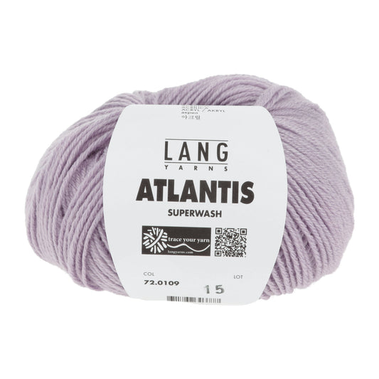 Lang Yarns Atlantis breigaren wit - sterk wol-acryl mengsel voor kinderkleding