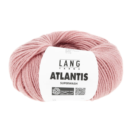 Lang Yarns Atlantis breigaren wit - sterk wol-acryl mengsel voor kinderkleding