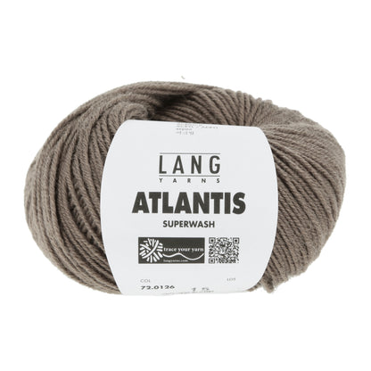 Lang Yarns Atlantis breigaren wit - sterk wol-acryl mengsel voor kinderkleding