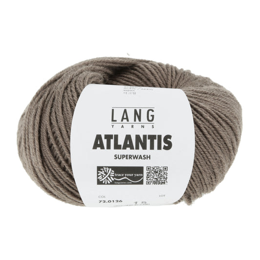 Lang Yarns Atlantis breigaren wit - sterk wol-acryl mengsel voor kinderkleding