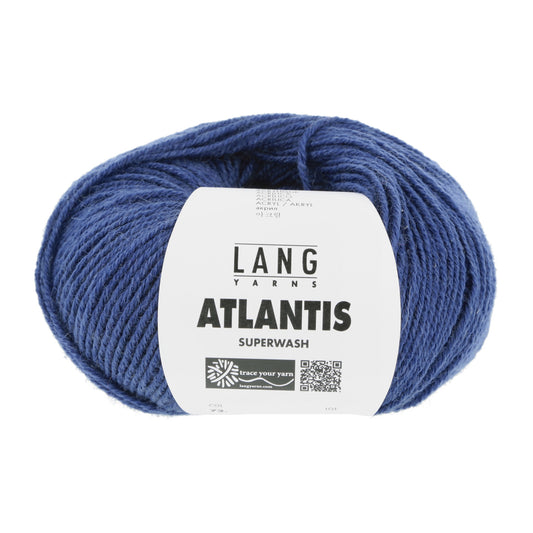 Lang Yarns Atlantis breigaren wit - sterk wol-acryl mengsel voor kinderkleding